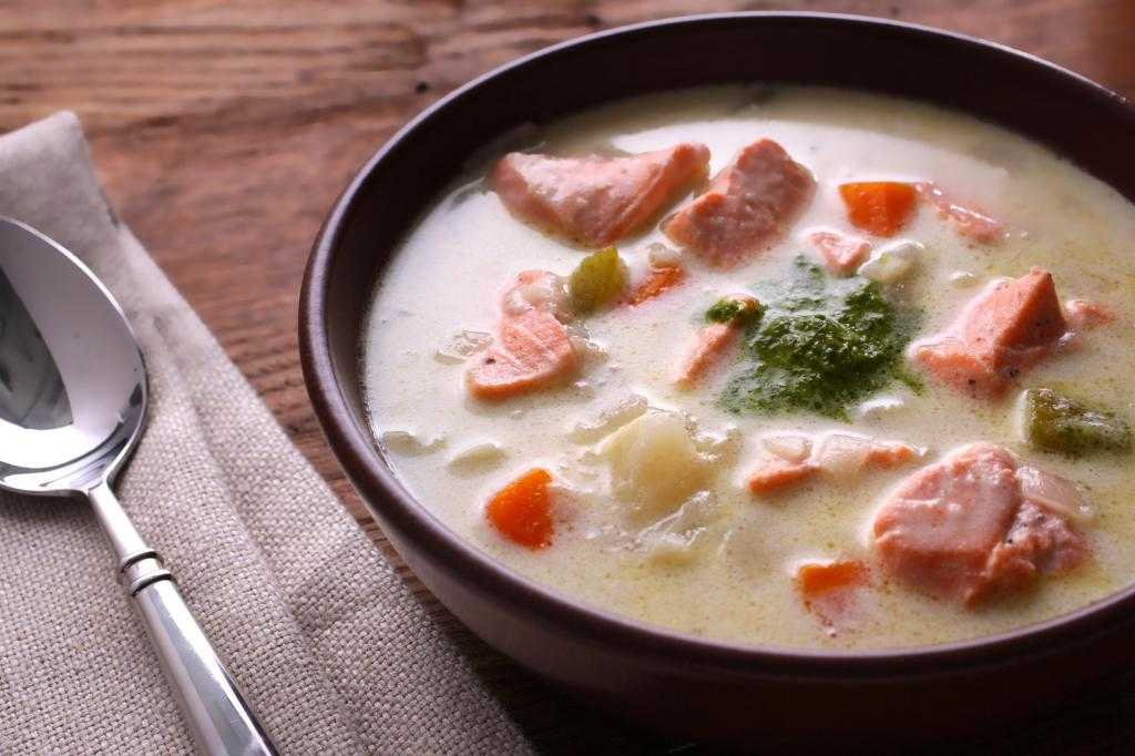Сливочный суп с семгой - самые вкусные рецепты необычного скандинавского блюда
