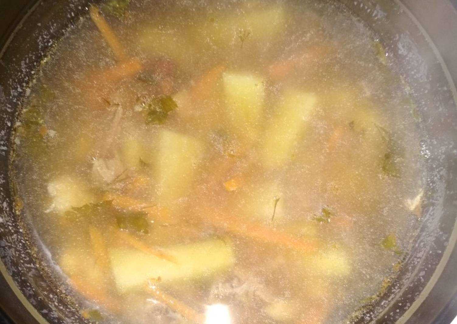 Фасолевый суп с говядиной