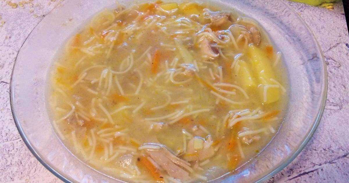 Куриный суп с вермишелью и картофелем: рецепты