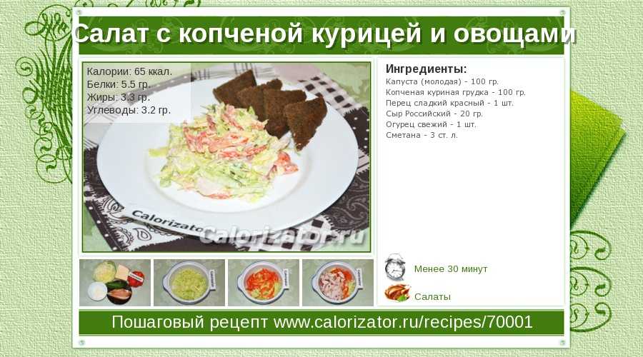 Сколько калорий в сырном супе с копченой курицей