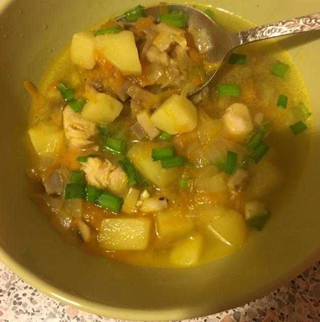 Рецепт простого супа с мясом и картошкой