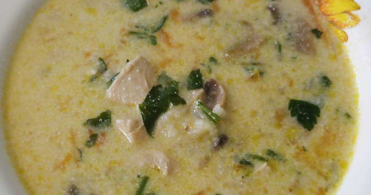 Сливочный суп с курицей, рецепт с фото пошагово | первые блюда