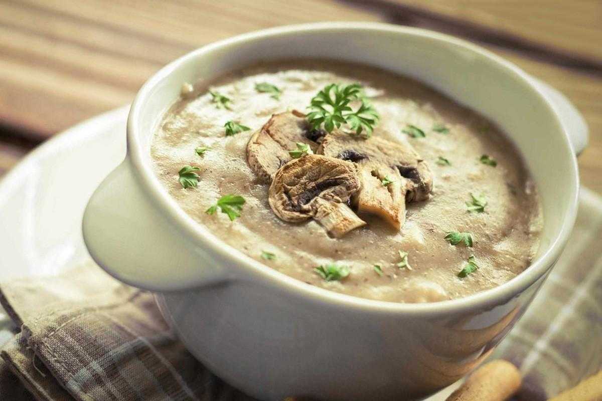 Суп пюре сырный с шампиньонами и картошкой рецепт с фото пошагово - 1000.menu