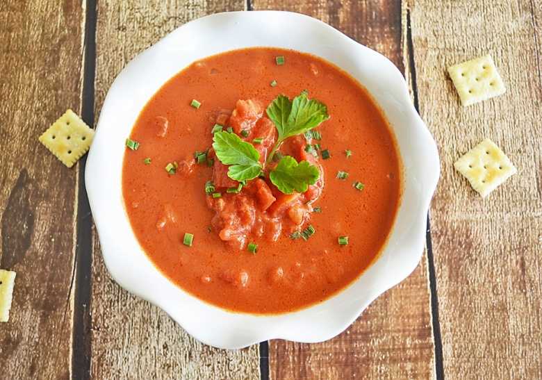 Томатный суп-пюре - вкусный рецепт с пошаговым фото