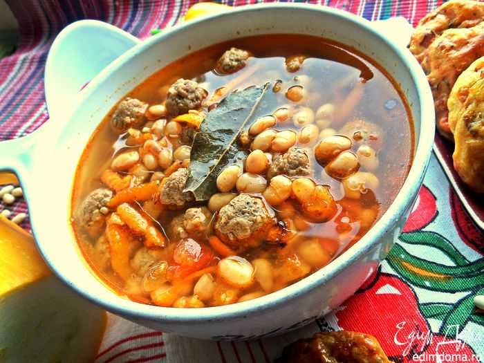 Суп с фрикадельками из свинины, тыквой и лапшой рецепт с фото пошагово - 1000.menu