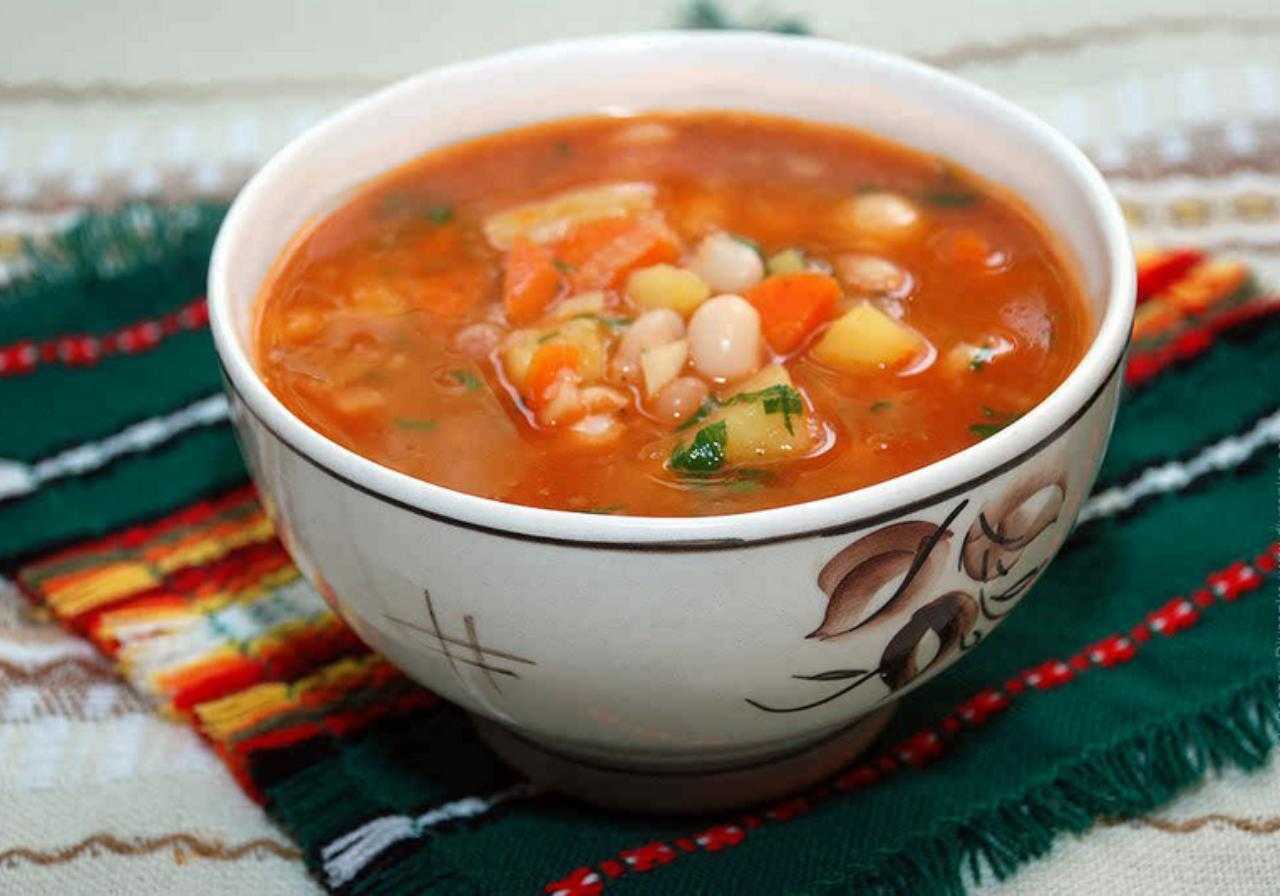 Фасолевый суп рецепт из красной фасоли консервированной с курицей с фото пошагово