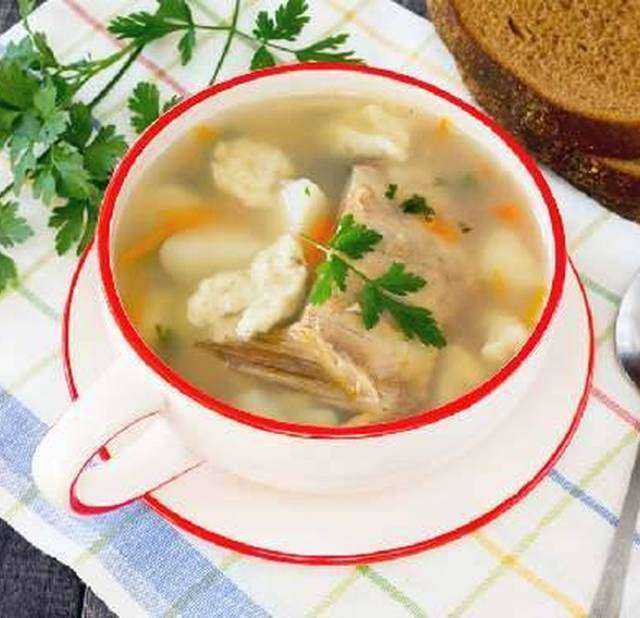 Суп с клецками на курином бульоне — вкусные рецепты