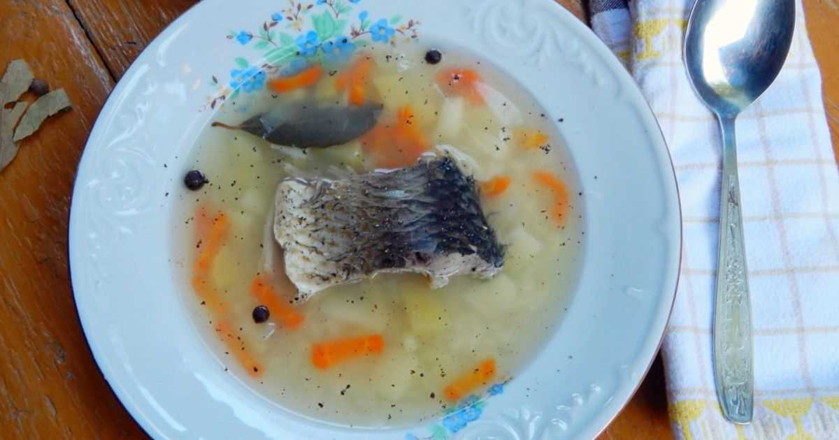 Рыбный суп из карпа с крупой