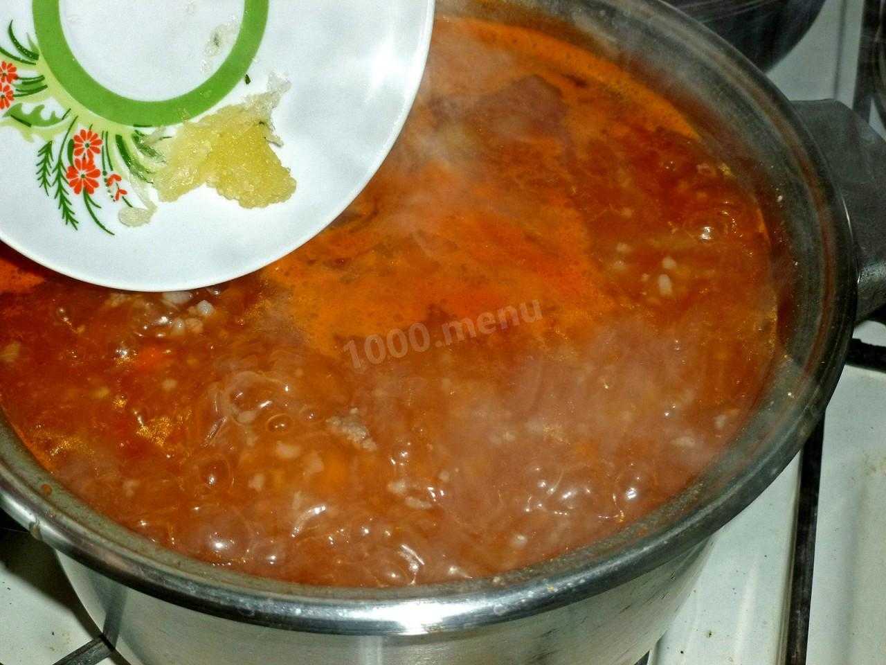 Суп из говяжьего фарша рецепт с фото пошагово - 1000.menu