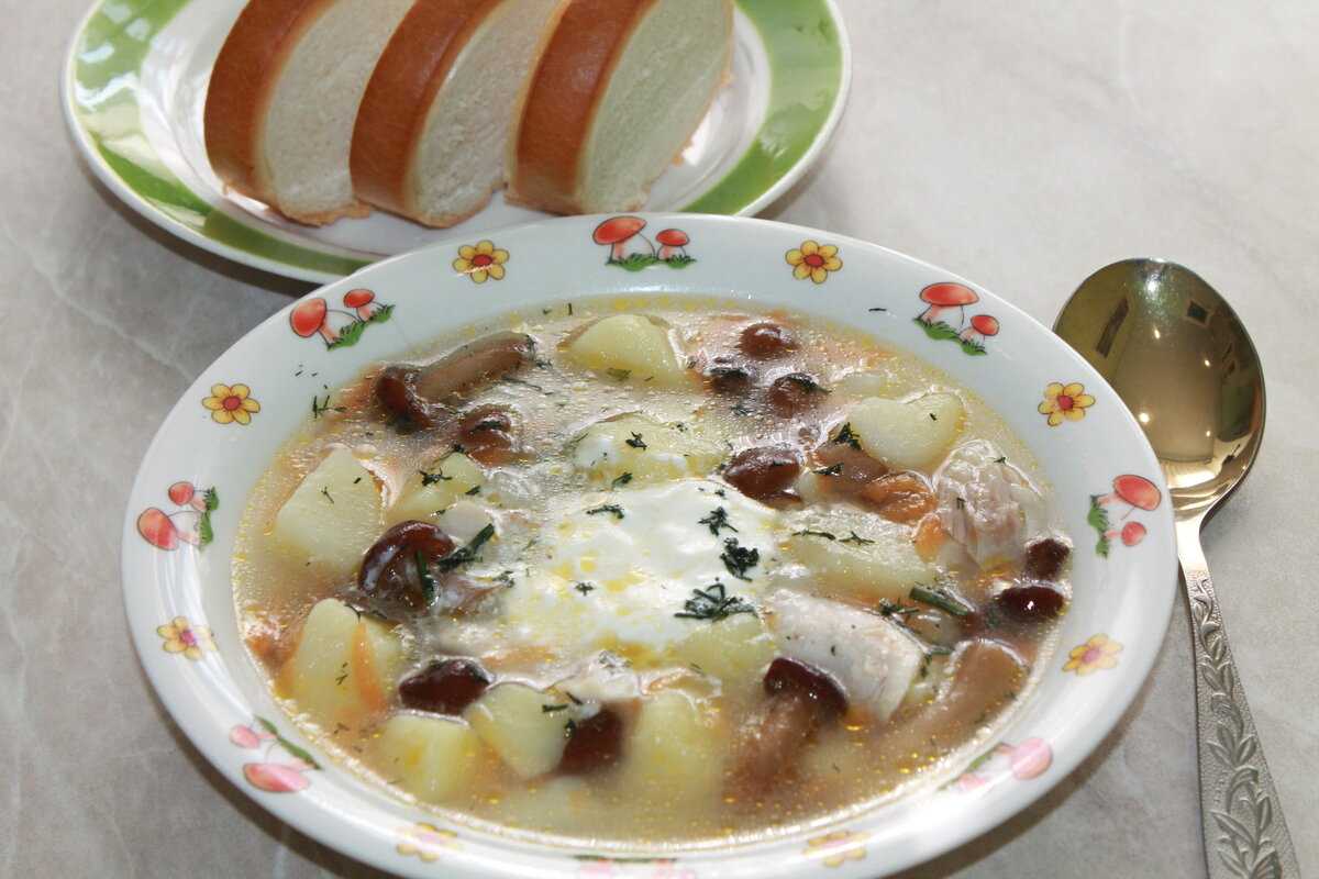 Суп с грибами и картошкой рецепт с фото