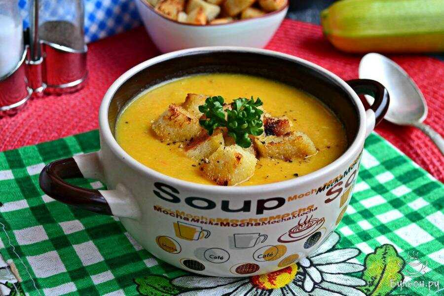 Суп-пюре из кабачков – вкуснейший классический рецепт