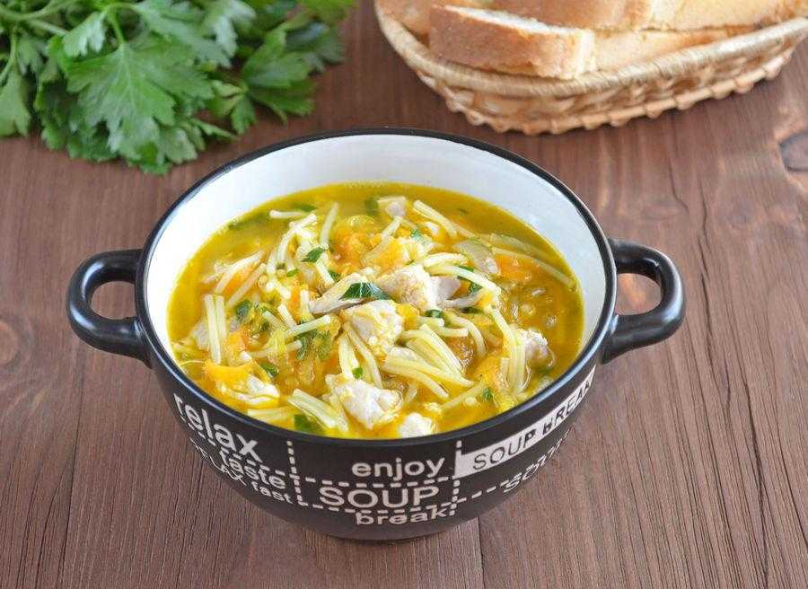 Суп куриный с вермишелью без зажарки, вкусный рецепт с фото — wowcook.net