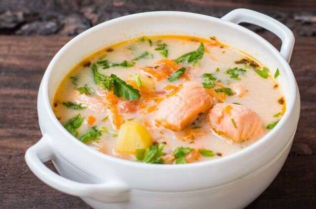 Рыбный суп со сливками пошаговый рецепт быстро и просто от юлии косич