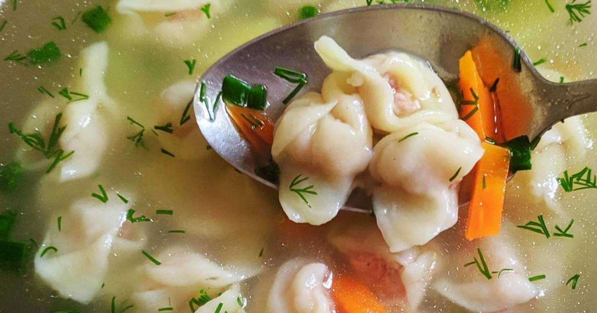 Суп с ушками - рецепт с фото