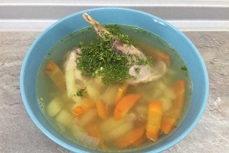 Пошаговый рецепт приготовления супа из кролика