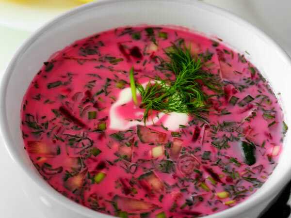 Свекольник — классические рецепты холодного супа