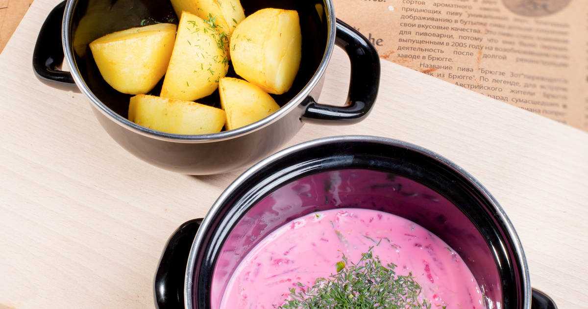 Литовский холодный борщ — классические рецепты на кефире со свеклой