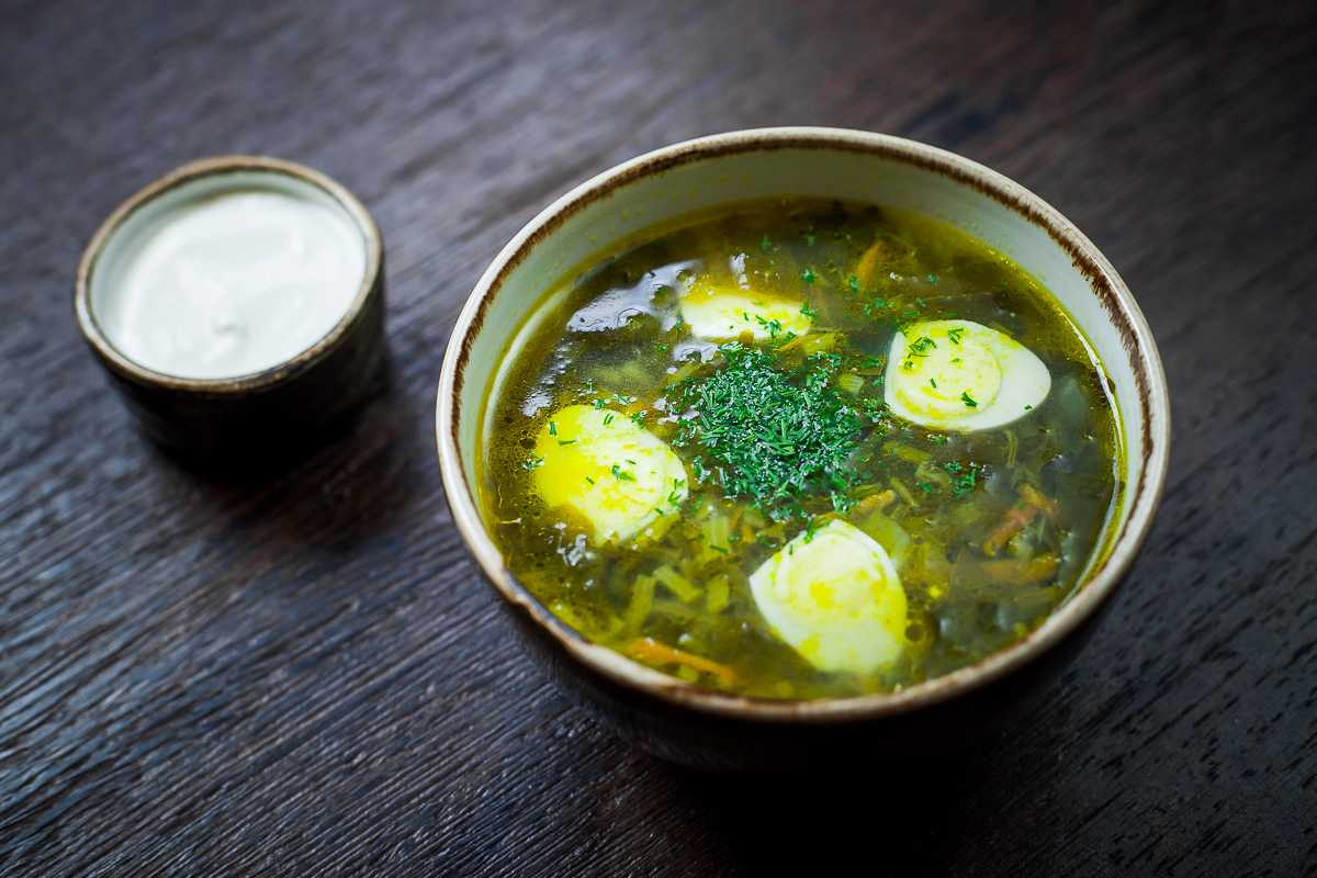 Суп из щавеля с яйцом — 7 классических рецептов щавелевого супа