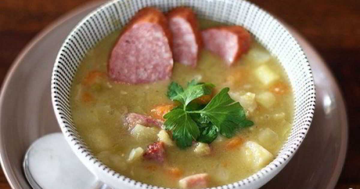 Суп с колбасой и картошкой - 7 рецептов пошагово с фото