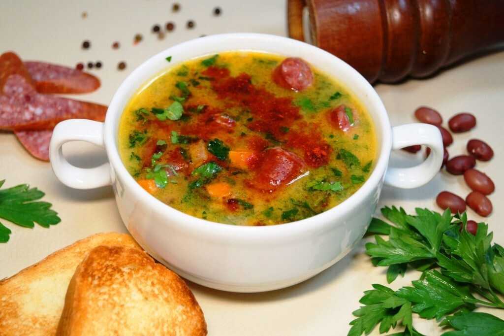 Суп с копченой колбасой - 10 вкусных рецептов (с фото)