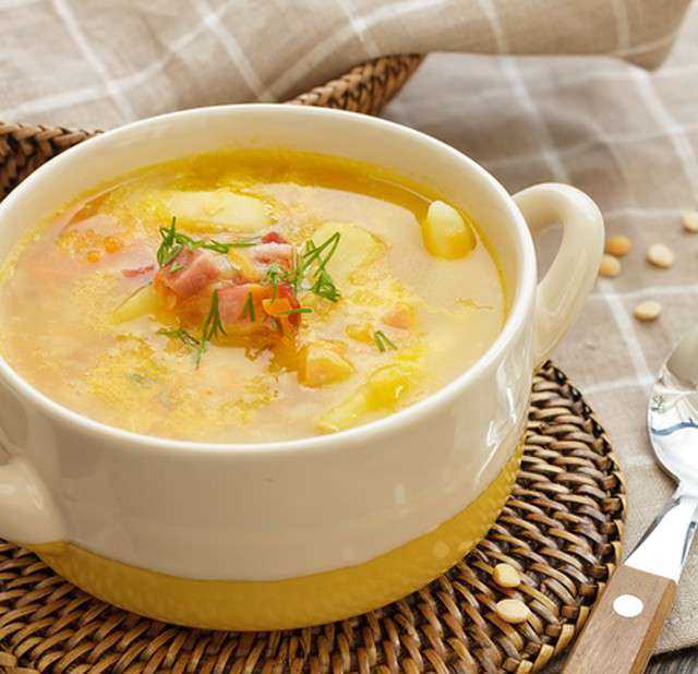 Как приготовить гороховый суп с копченостями — рецепт с фото
