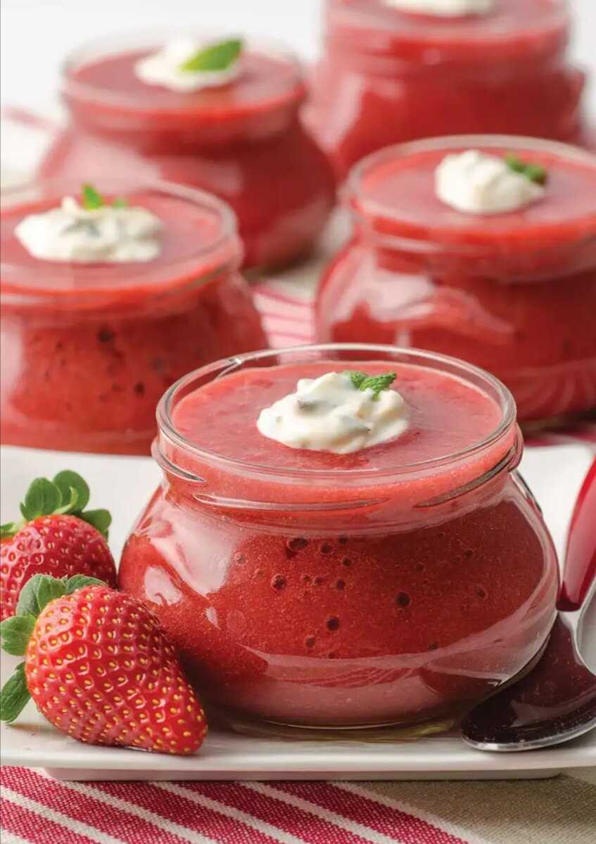 Клубничный суп рецепт с фото пошагово - 1000.menu