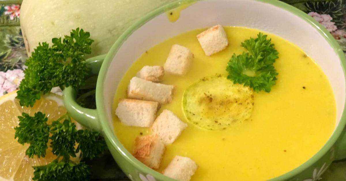 Суп пюре из кабачков - 9 рецептов