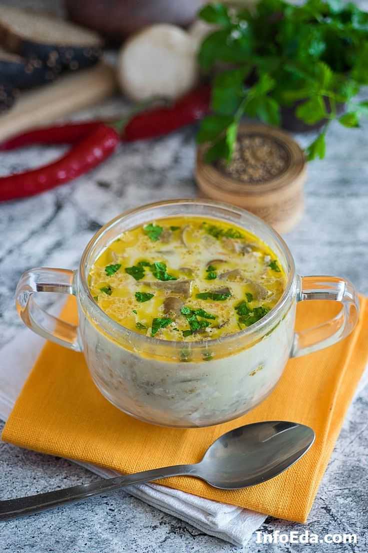 Суп грибной с сыром в мультиварке рецепт с фото пошагово - 1000.menu