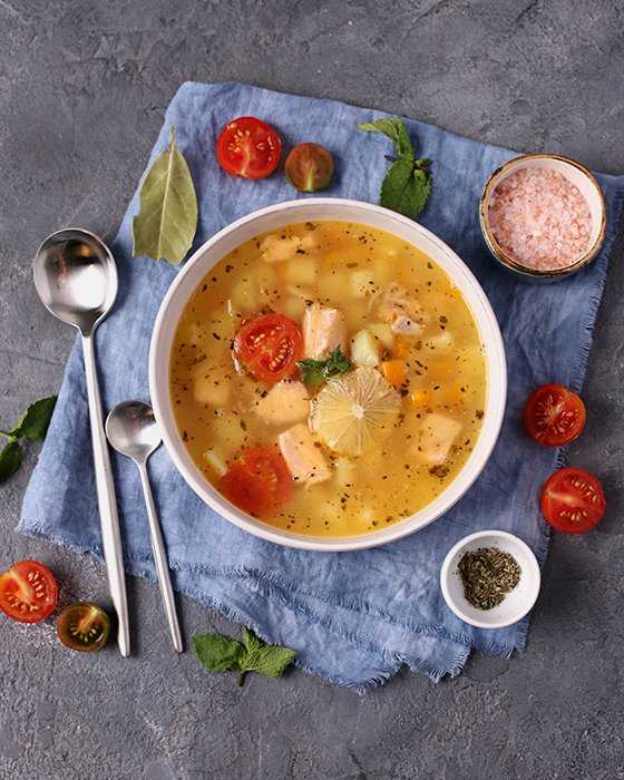 Уха из форели с рисом рецепт с фото пошагово и видео - 1000.menu