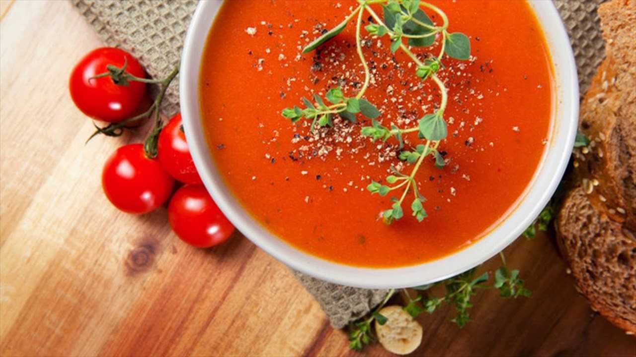 Суп-пюре томатный – классический рецепт приготовления