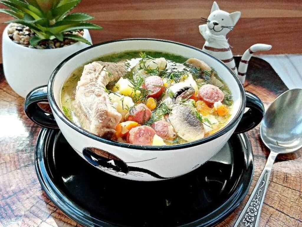 Айнтопф немецкий суп с нутом и мясными шариками рецепт с фото пошагово - 1000.menu