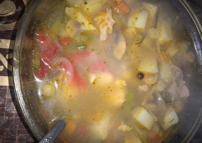 Суп из брюшек семги рецепт с фото пошагово