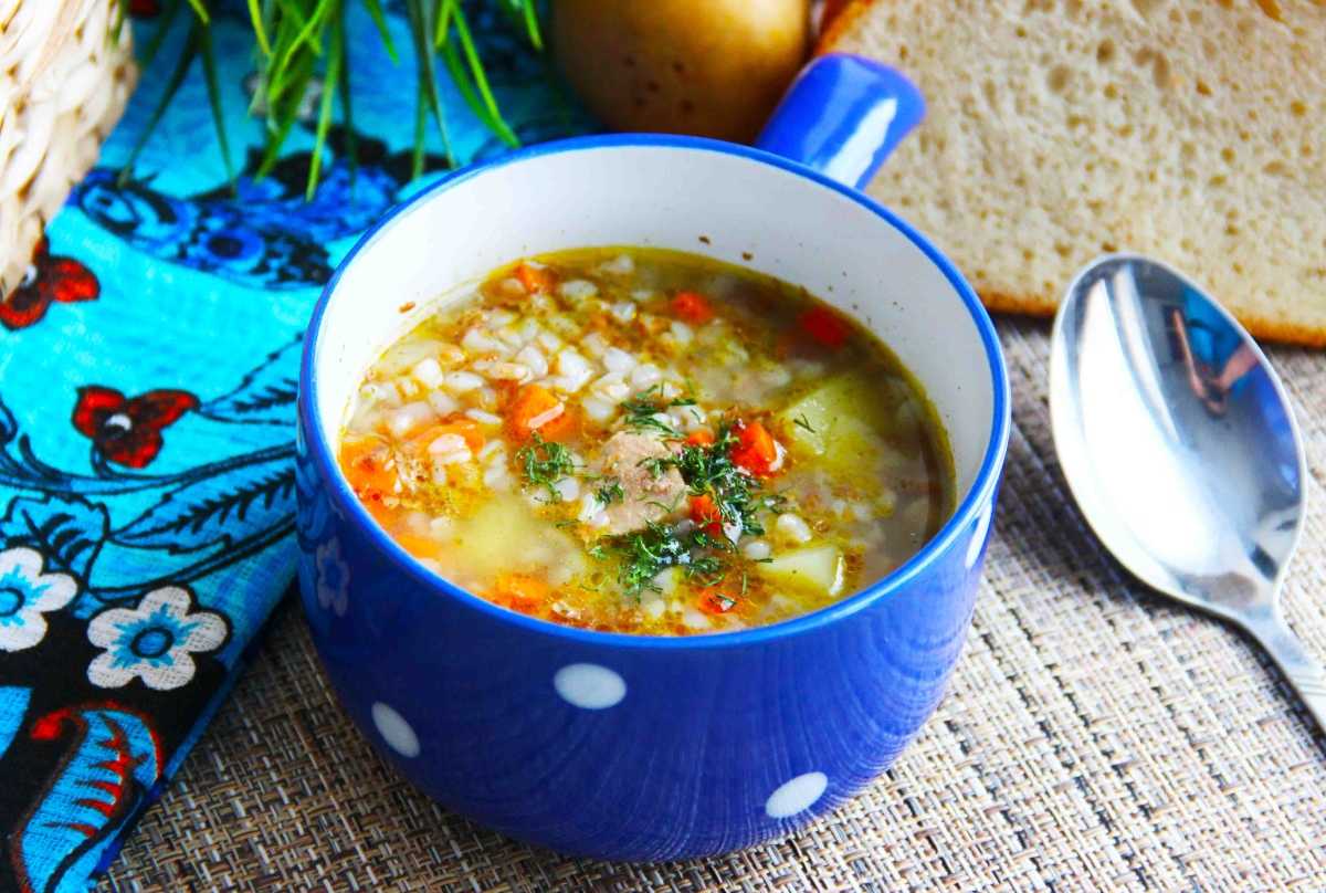 Суп с гречкой на курином бульоне - 9 пошаговых фото в рецепте