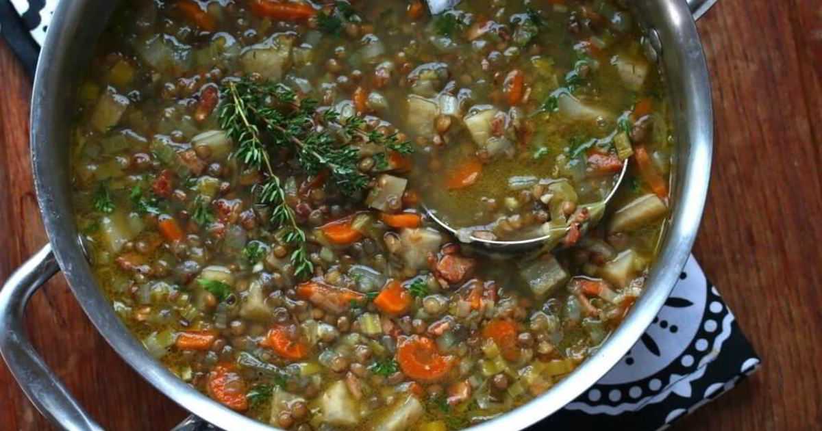 15 лучших рецептов супа из чечевицы