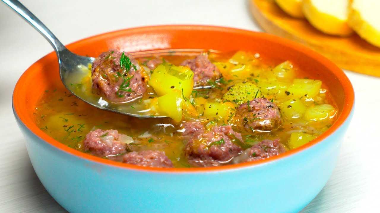 Тефтелевый суп с рисом рецепт с фото пошагово и видео - 1000.menu