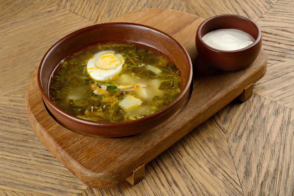 Щавелевый суп с яйцом — 12 классических рецептов супа со щавелем