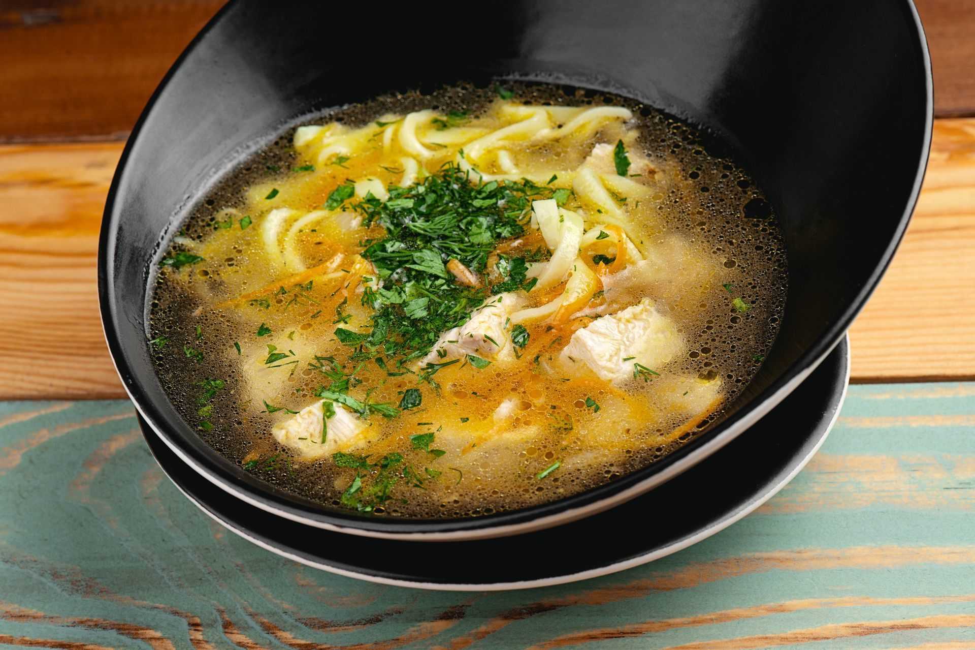 Куриный суп с лапшой - рецепт с фото (три варианта)