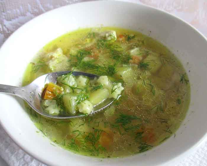 Куриный суп со звездочками