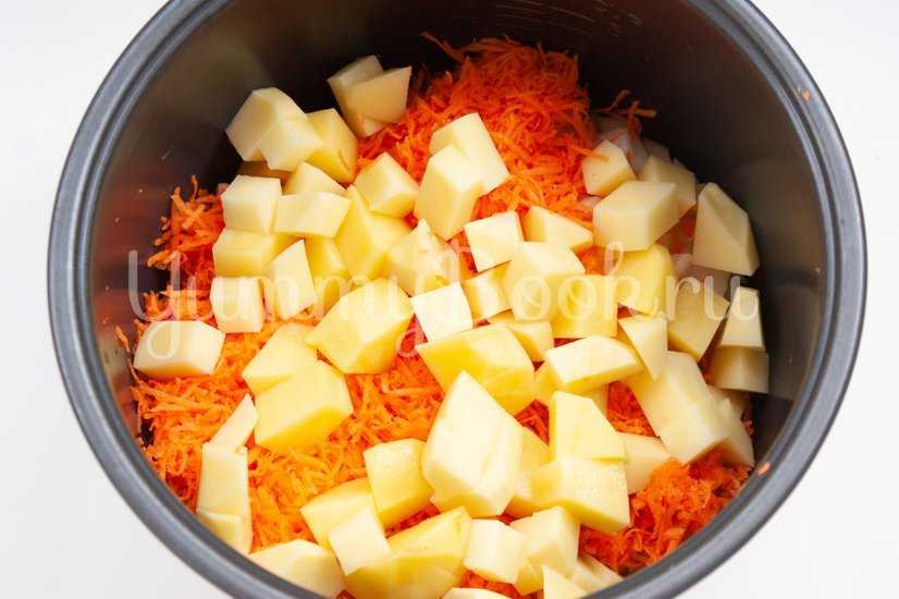 Макароны с мясом в мультиварке