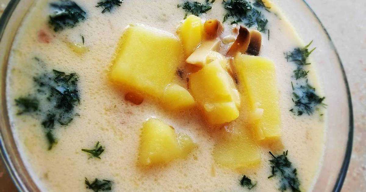 Сырный суп с картофелем