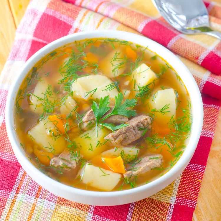 Картофельный суп с мясом рецепт с фото пошагово - 1000.menu
