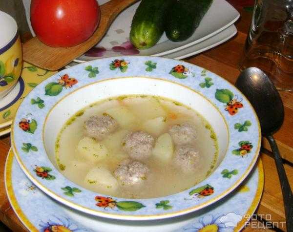 Суп с куриными фрикадельками и клецками рецепт с фото пошагово - 1000.menu