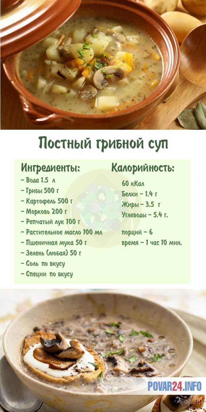 Грибной суп - 214 рецепта приготовления пошагово - 1000.menu