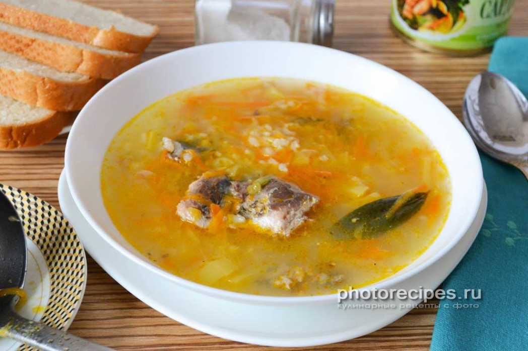 Суп с рыбными консервами и рисом - пошаговый рецепт с фото