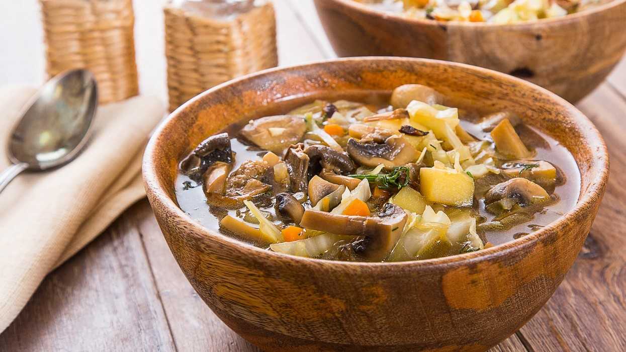 Щи со свежей и квашеной капустой