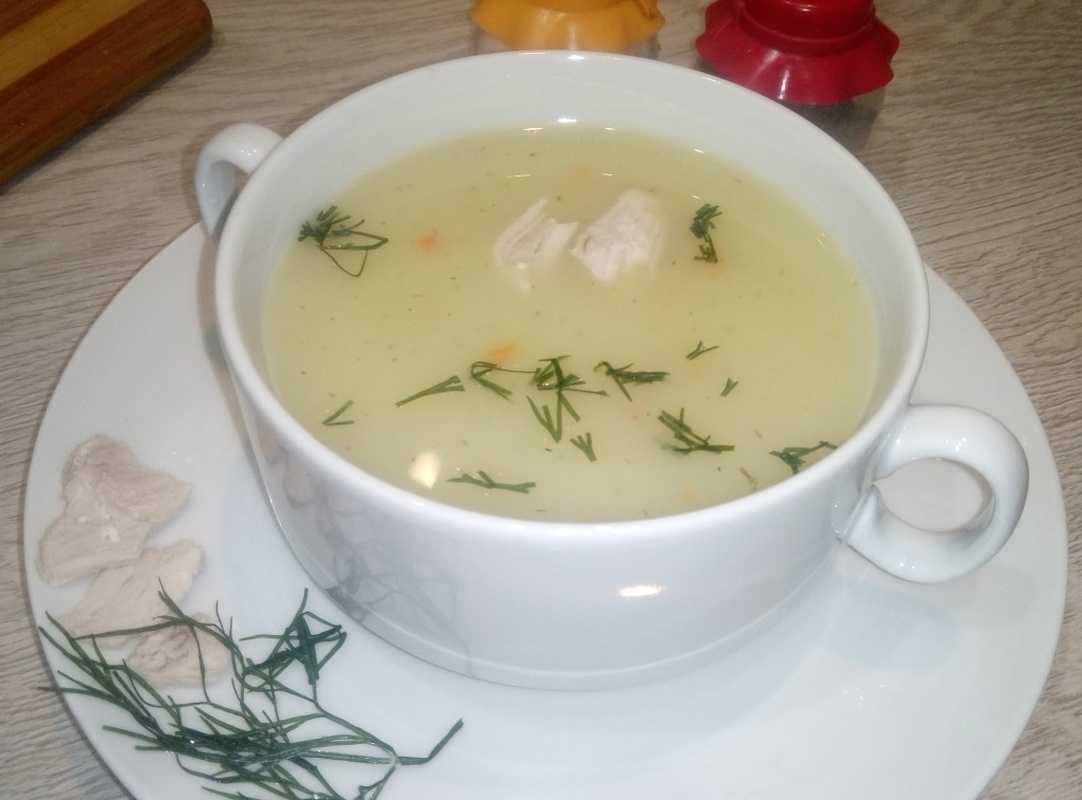 Крем-суп из картофеля и запеченного чеснока с куриным филе — вкусно!