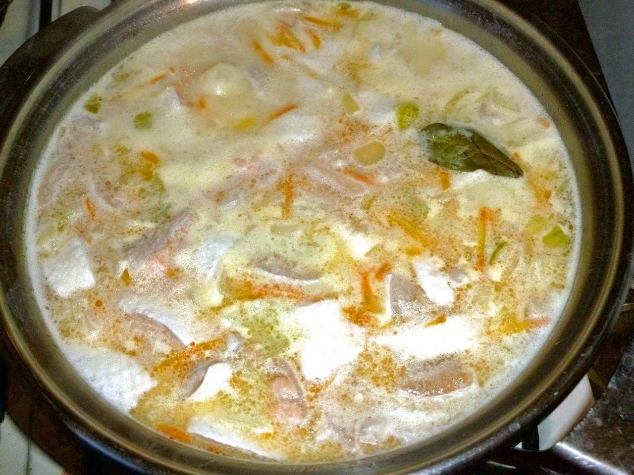 Рецепт суп с семгой с сливками рецепт