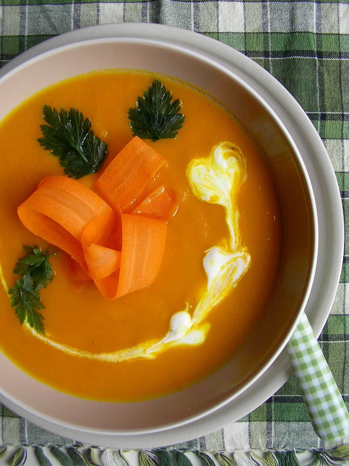 Суп из моркови