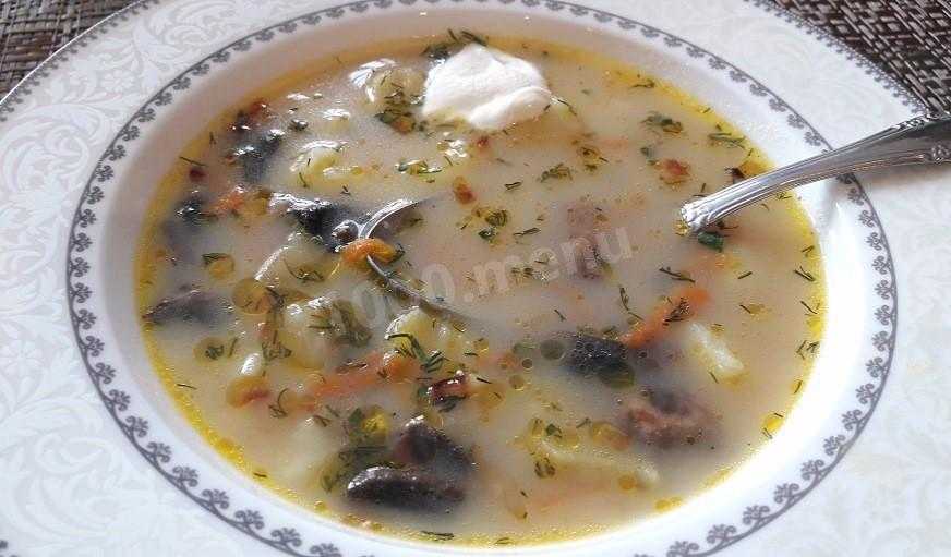 Сливочный суп с грибами и с плавленным сыром - готовим дома, рецепты с фото пошагово