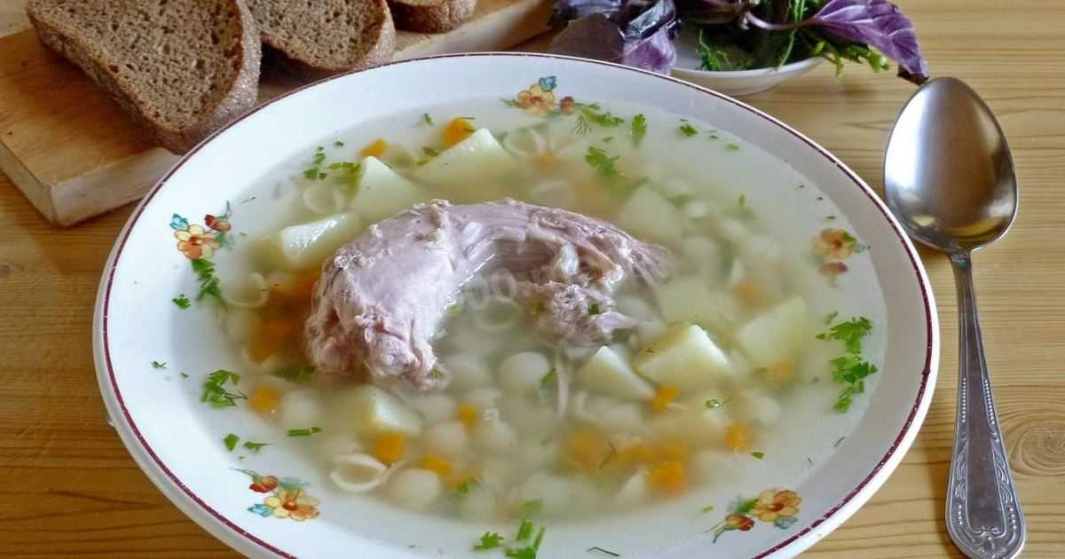 Суп из куриных лапок